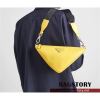 프라다 PRADA 남성 남자 2VH155 트라이앵글 로고 숄더 크로스백