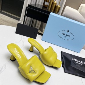 프라다 PRADA 힐 샌들 슬리퍼 6.5CM