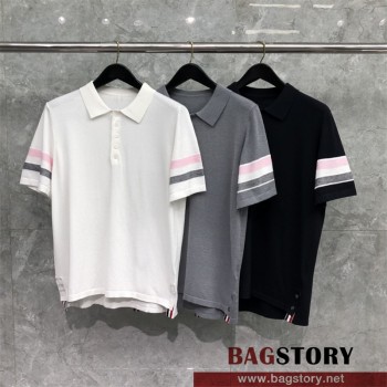 톰브라운 THOM BROWNE 니트 반팔티