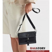 프라다 PRADA  리나일론 가죽 숄더 메신저백