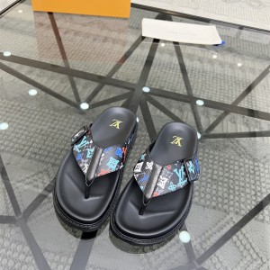 루이비통 LV 남성용 샌들 슬리퍼