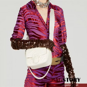 구찌 GUCCI GG 마몽 마틀라세 미니 숄더백 739681