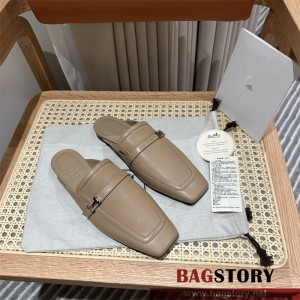 에르메스 HERMES 힐 샌들 슬리퍼