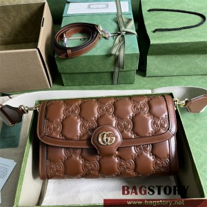 구찌 GG 마틀라세 레더 스몰 핸드백 724529
