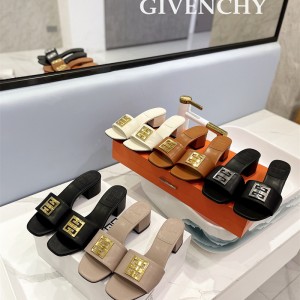 지방시 GIVENCHY 힐 샌들 슬리퍼 5.5cm