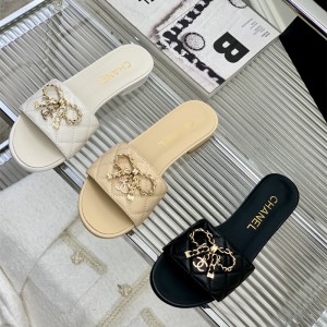 샤넬 CHANEL 힐 샌들 슬리퍼
