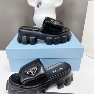 프라다 PRADA 힐 샌들 슬리퍼