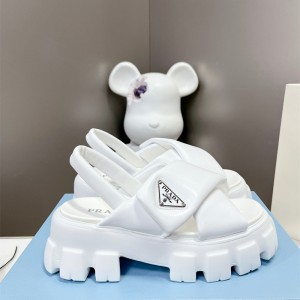 프라다 PRADA 힐 샌들 슬리퍼