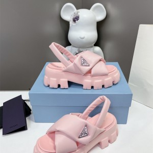 프라다 PRADA 힐 샌들 슬리퍼