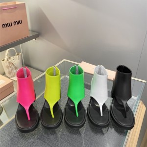 미우미우 MIUMIU 힐 샌들 슬리퍼