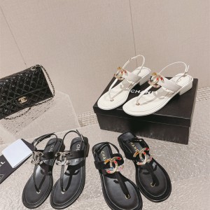 샤넬 CHANEL 힐 샌들 슬리퍼