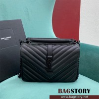 입생로랑 YSL 생로랑  컬리지 미듐 모노그램 사첼백 24CM 487213