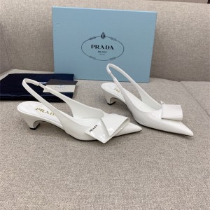프라다 PRADA 힐 샌들 슬리퍼 3.5cm
