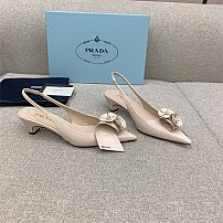 프라다 PRADA 힐 샌들 슬리퍼 3.5cm