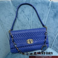 미우미우 MIUMIU 크리스털 새틴백 체인 숄더백