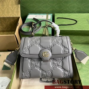 구찌 GUCCI GG 마틀라세 레더 핸드백 736877