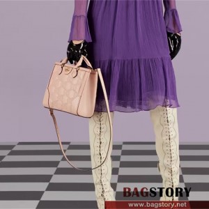 구찌 GUCCI GG 마틀라세 미니 탑 핸들백 728309