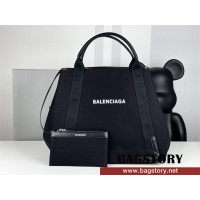 발렌시아가 BALENCIAGA 네이비 카바스 토트백 40cm