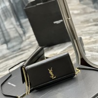 입생로랑 YSL 생로랑 모노그램 플레인 폰 홀더백  635095