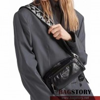 프라다 PRADA 앤티크 가죽 멀티 포켓 숄더백 1BH198