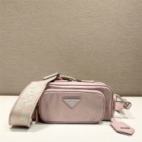 프라다 PRADA 앤티크 가죽 멀티 포켓 숄더백 1BH198