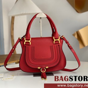 끌로에 Chloe 마르씨 더블 캐리 토트백 미디움 30cm