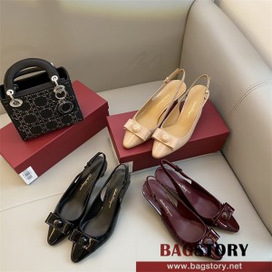 페라가모 Ferragamo 힐 샌들 슬리퍼 5cm