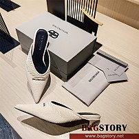 발렌시아가 BALENCIAGA 힐 샌들 슬리퍼
