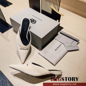 발렌시아가 BALENCIAGA 힐 샌들 슬리퍼