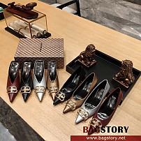 발렌시아가 BALENCIAGA 힐 샌들 슬리퍼