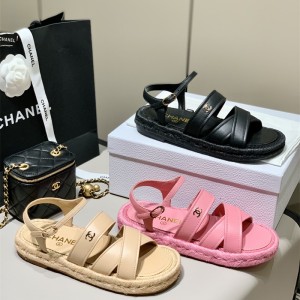 샤넬 CHANEL 힐 샌들 슬리퍼