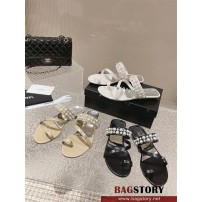 샤넬 CHANEL 힐 샌들 슬리퍼