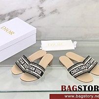 디올 DIOR 힐 샌들 슬리퍼 4.5cm