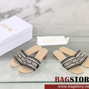 디올 DIOR 힐 샌들 슬리퍼 4.5cm