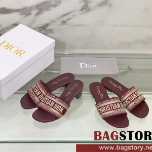 디올 DIOR 힐 샌들 슬리퍼 4.5cm