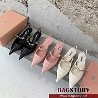 미우미우 MIUMIU   힐 샌들 슬리퍼 6.5cm