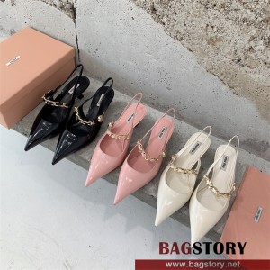 미우미우 MIUMIU   힐 샌들 슬리퍼 6.5cm