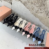 미우미우 MIUMIU 힐 샌들 슬리퍼 6.5cm