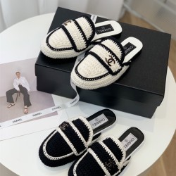 샤넬 CHANEL 힐 샌들 슬리퍼