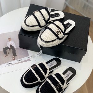 샤넬 CHANEL 힐 샌들 슬리퍼