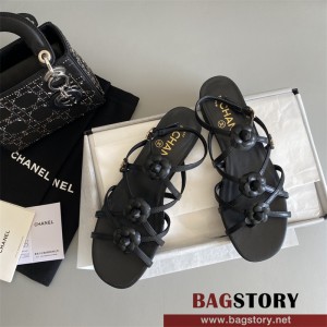 샤넬 CHANEL 힐 샌들 슬리퍼