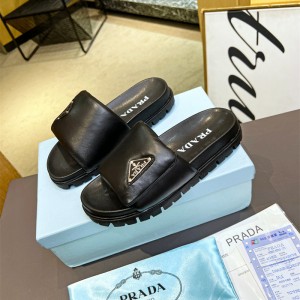 프라다 PRADA 힐 샌들 슬리퍼