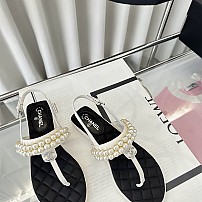 샤넬 CHANEL 힐 샌들 슬리퍼