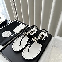 샤넬 CHANEL 힐 샌들 슬리퍼