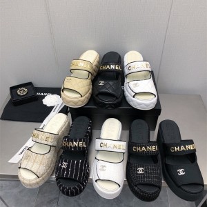 샤넬 CHANEL 여성 신발 힐 샌들 슬리퍼