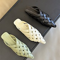 보테가베네타 BV 힐 샌들 슬리퍼