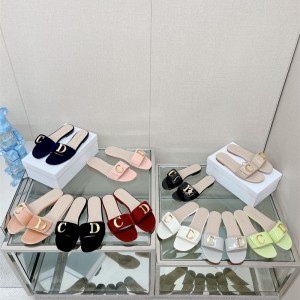 디올 DIOR 여성 힐 샌들 슬리퍼