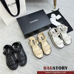 샤넬 CHANEL 힐 샌들 슬리퍼