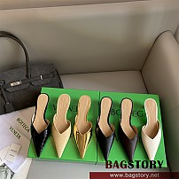 보테가베네타 BV 힐 샌들 슬리퍼