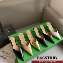 보테가베네타 BV 힐 샌들 슬리퍼